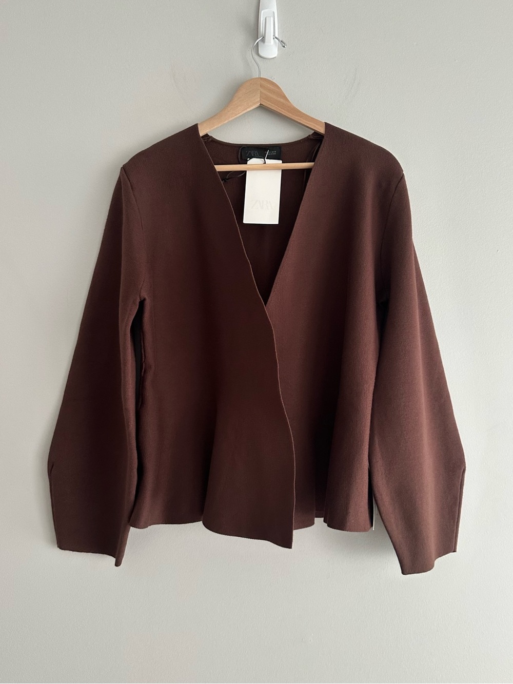 Zara Knit Cardigan *MISSING* Belt Women’s Size Large